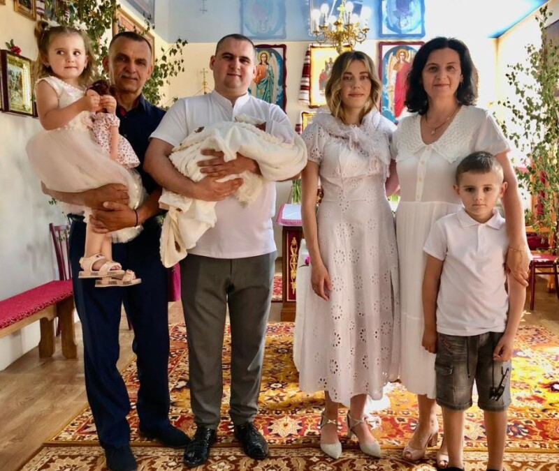 Родину зібрав на свої  хрестини новонароджений Михайлик.