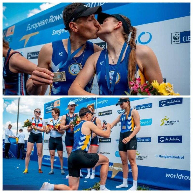 Бажаємо чудовій спортивній парі українських веслувальників – Станіславу та Дарії щастя, діточок і нових спільних перемог!