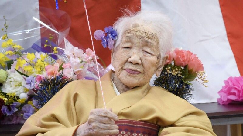 Японка вважає, що секрет її довголіття – сім’я, надія, здоровий сон і харчування. Фото bbc.com.