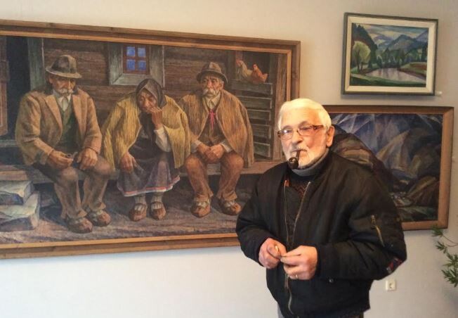Народний художник України Володимир Микита у 2005 році став лавреатом Національної премії України ім. Тараса Шевченка. Фото: ridna.ua.