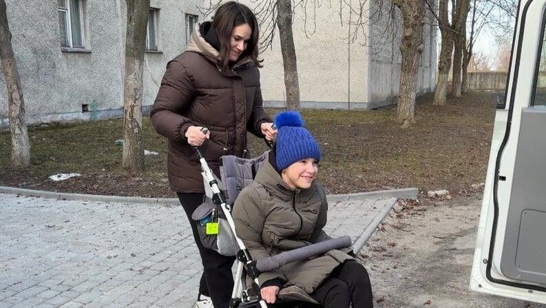 Надія Корчемна з донькою Олександрою.