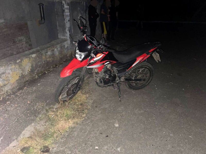 У рамках кримінального провадження мотоцикл вилучено. Фото із сайту rv.npu.gov.ua.