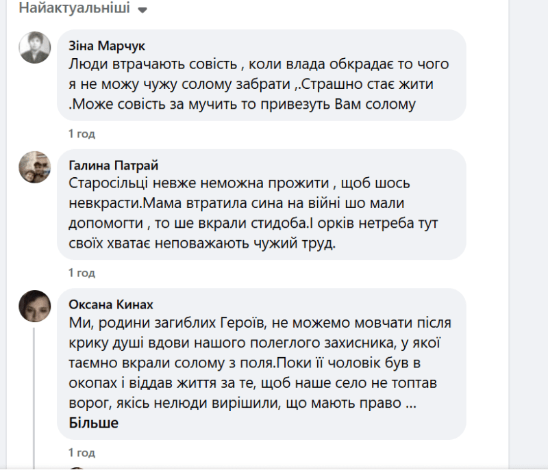 Фотоскрін: фейсбук-група «КОЛКІВСЬКА ТГ. МАЙБУТНЄ У НАШИХ РУКАХ!»