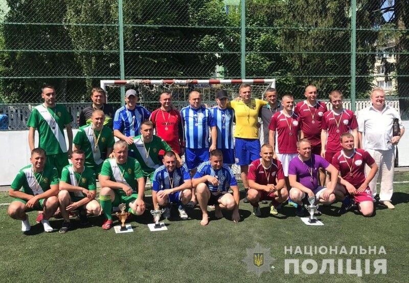 Командна ГУНП у Волинській області виборола перше місце у чемпіонаті з футзалу.