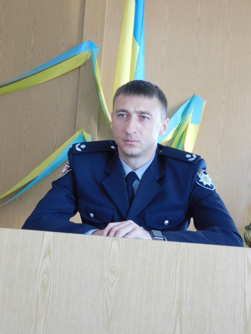  Головний поліцейський Горохівщини Андрій Литвин.