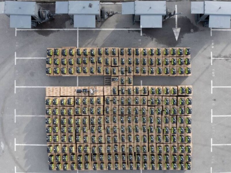 Презенти на фронт – з висоти пташиного польоту. 