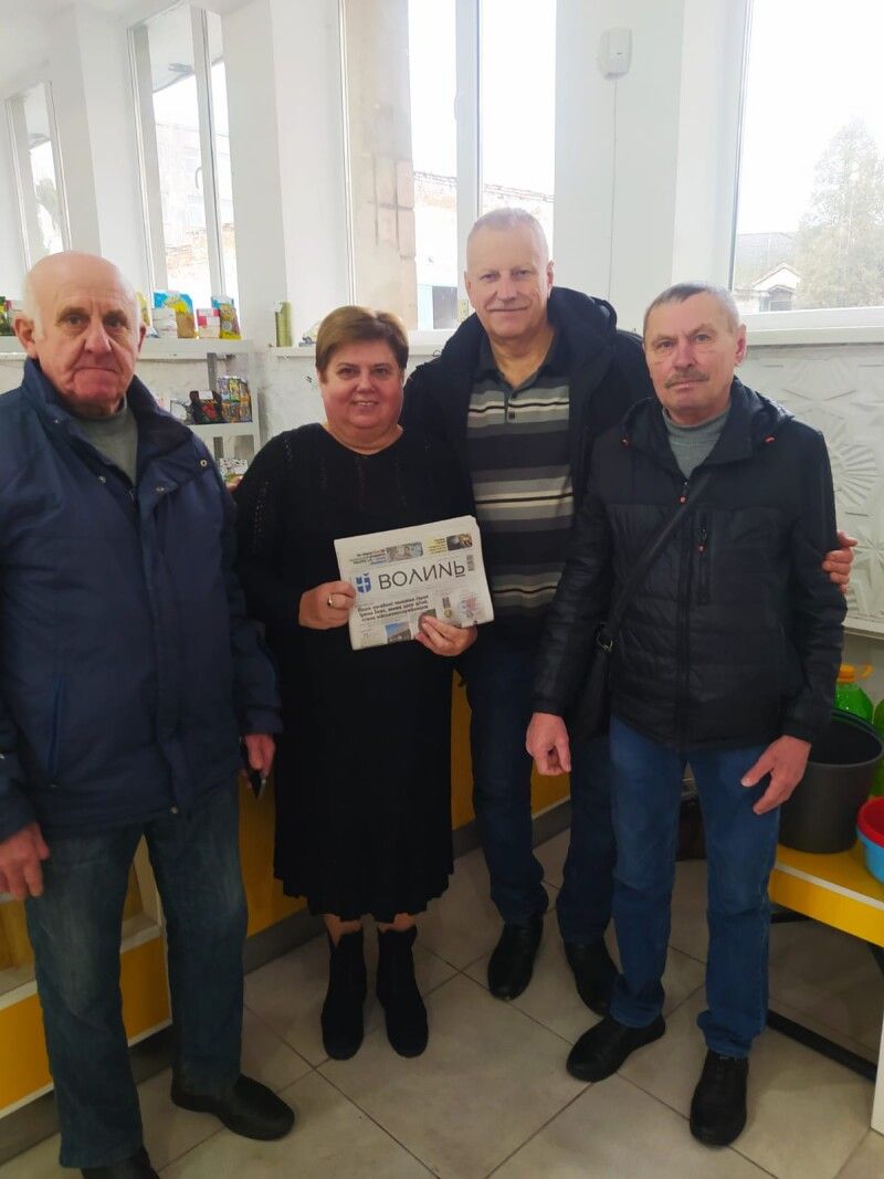 Дякуємо, друзі! Фото: Горохівська районна організація пенсіонерів МВС України «Ветеран».