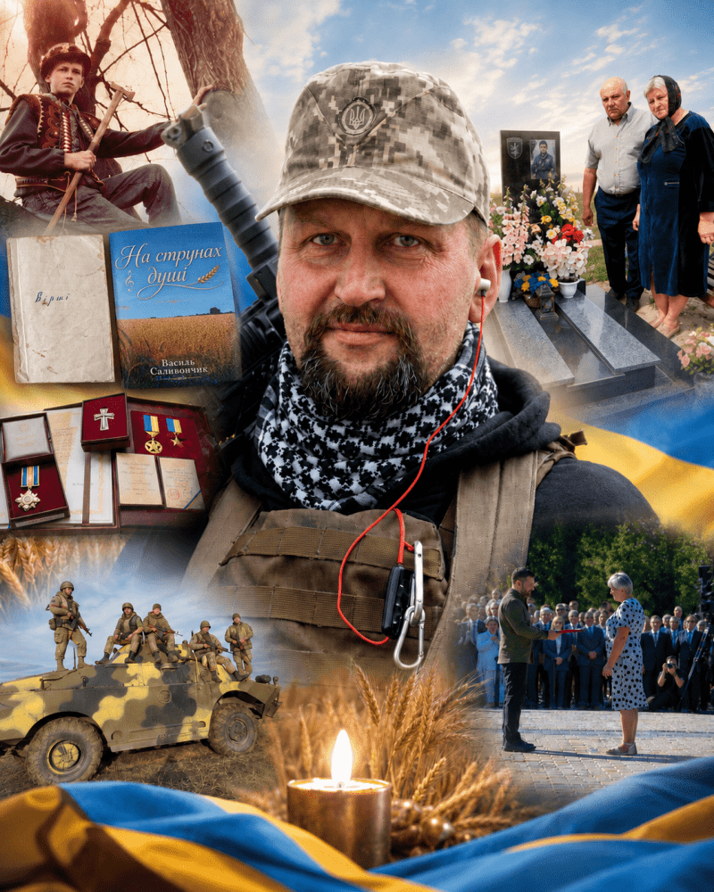 У цьому погляді – сила воїна, у батьківських очах – незагойна рана, у збережених віршах – душа сина, який назавжди залишився живим у пам’яті рідних і України.