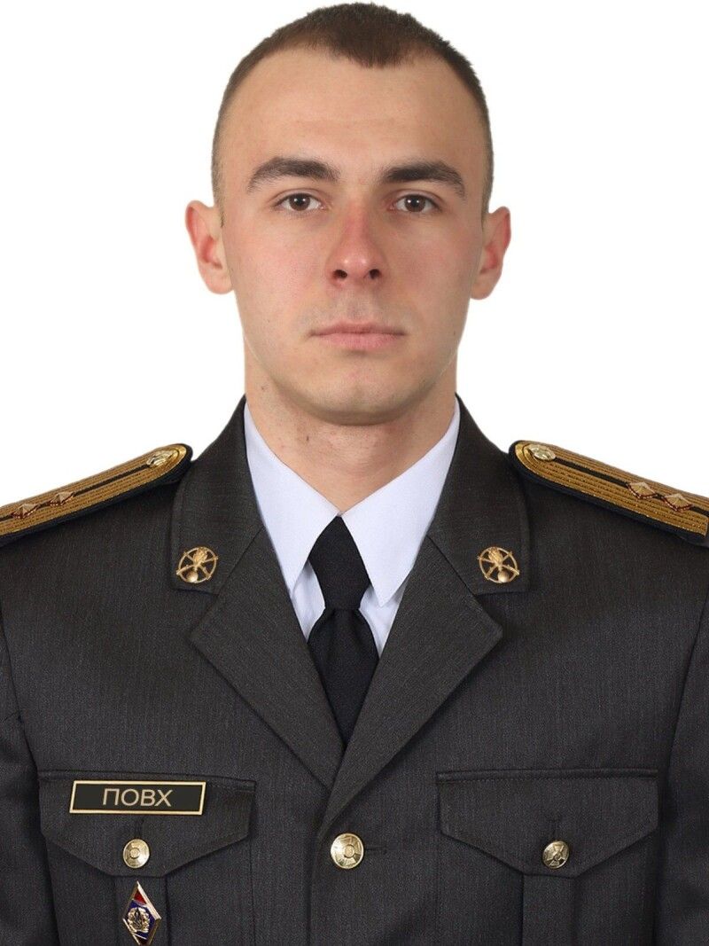Лейтенант Максим Повх після закінчення Національної  академії сухопутних військ імені Петра Сагайдачного.