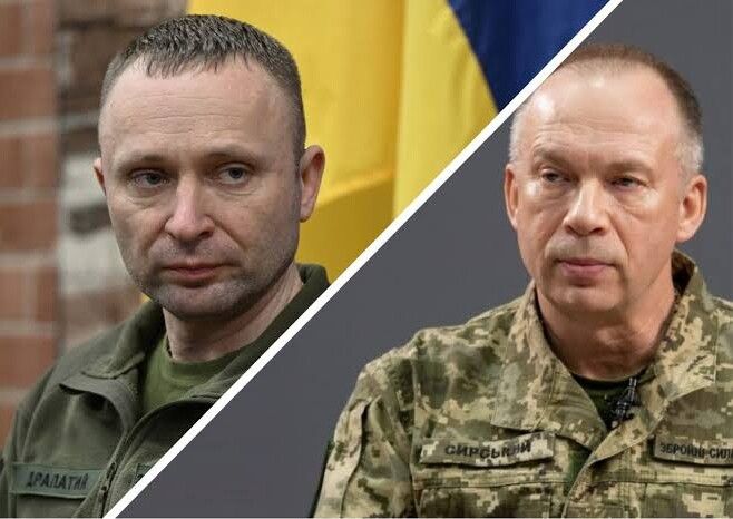 43–річний Михайло Драпатий замінив на посту Головкома 60–літнього Олександра Сирського.  Фотоколаж: militarnyi.com.