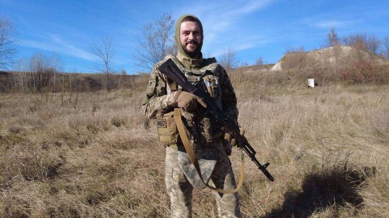 Іван Жуковський на фронті.