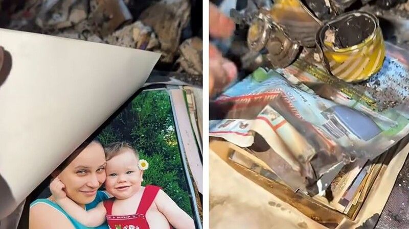«Ці фотографії для мене – це пам’ять, душа, серце», – каже лікарка-волонтерка, яка внаслідок атаки росіян втратила квартиру. 