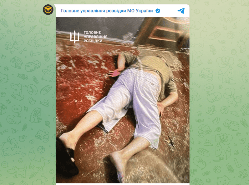 «ГУР МО України нагадує – за кожен вчинений проти українського народу воєнний злочин буде справедлива відплата».