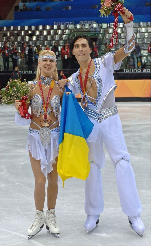 Грушина і Гончаров на Олімпіаді-2006. Фото: Getty Images. 