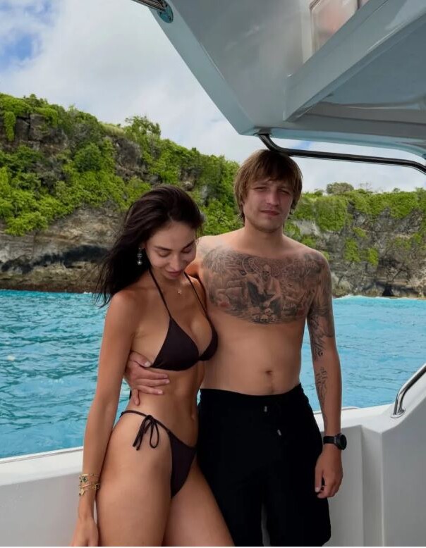 Ігор Комаров та Єва Мішалова. Фото: Соцмережі Єви МІШАЛОВОЇ. 