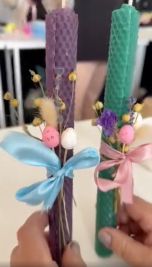 Власноруч зроблені свічки – як символом віри, пам’яті й чекання.