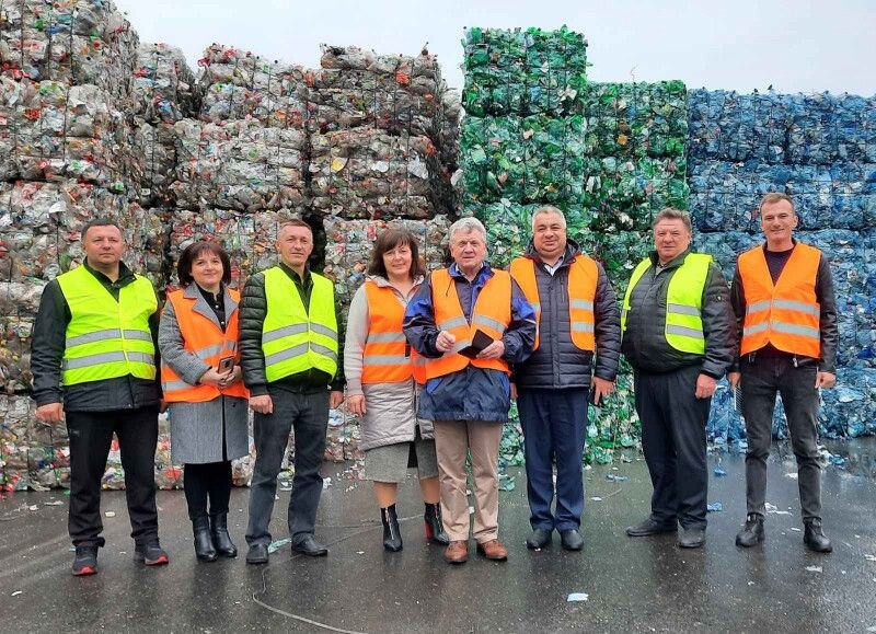 Волинська делегація на сміттєпереробному підприємстві в Австрії.