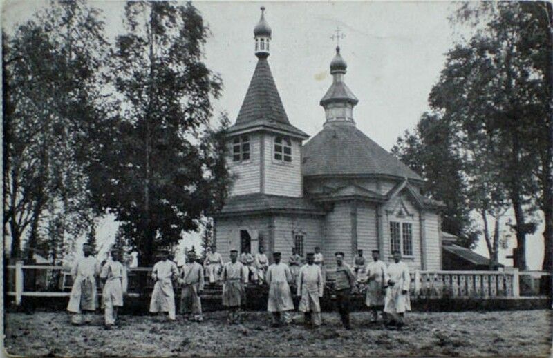 Церква у Висоцьку у 1910 роках.