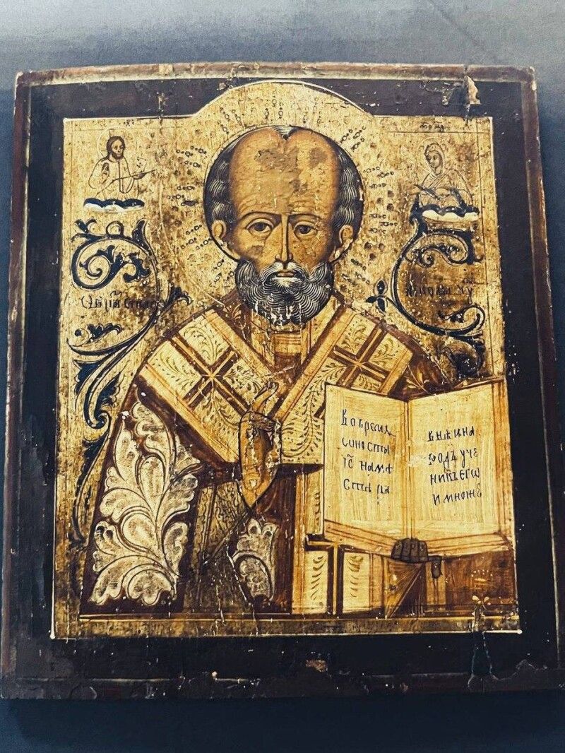Ікона Святого Миколая XIX століття з міста Селідове Донецької області.