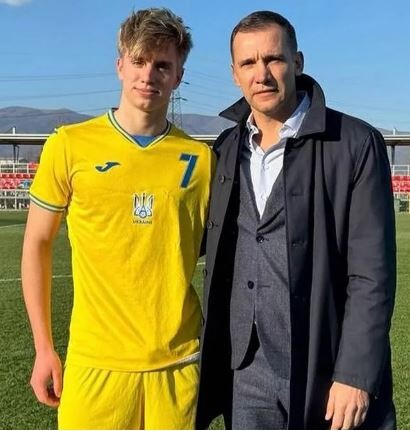 Крістіан Шевченко вже грає за збірну України з футболу U-19.
