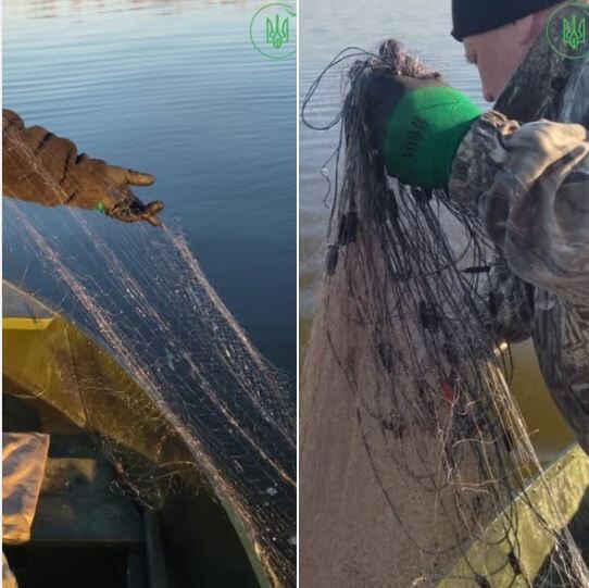 Ось воно – знаряддя браконьєрів! Фото: Державна екологічна інспекція у Волинській області.