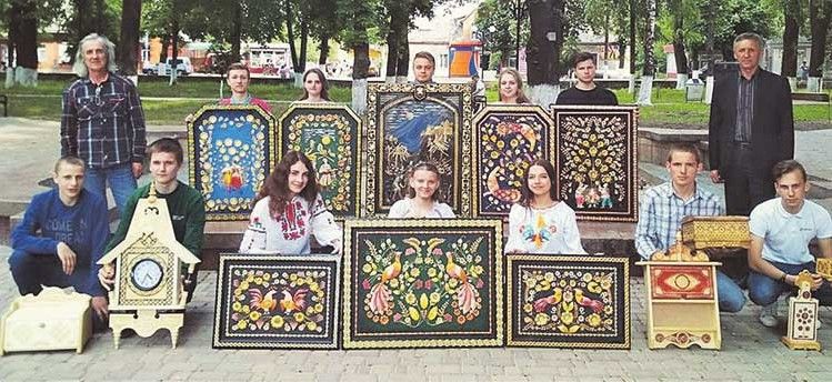 Учні Миколи Климовича представили свої роботи в Овручі.