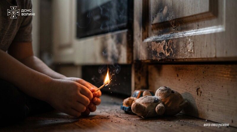 Зберігайте сірники та запальнички в недоступних для дітей місцях!