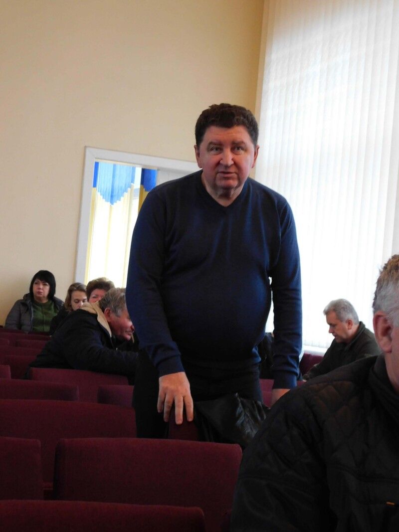 Слово має головний лікар Горохівської ЦРЛ Валерій Коба. Фото Лесі ВЛАШИНЕЦЬ.