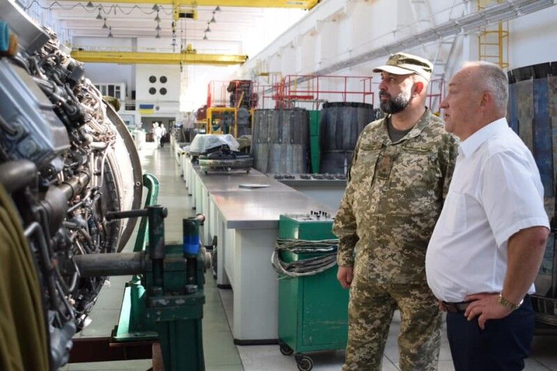 Під час відвідування заводу Мотор у Луцьку.