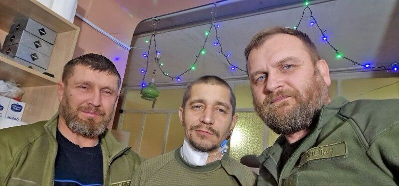 На служінні у шпиталі поблизу Покровська, де була зустріч із воїном, котрий 73 доби був на позиції.