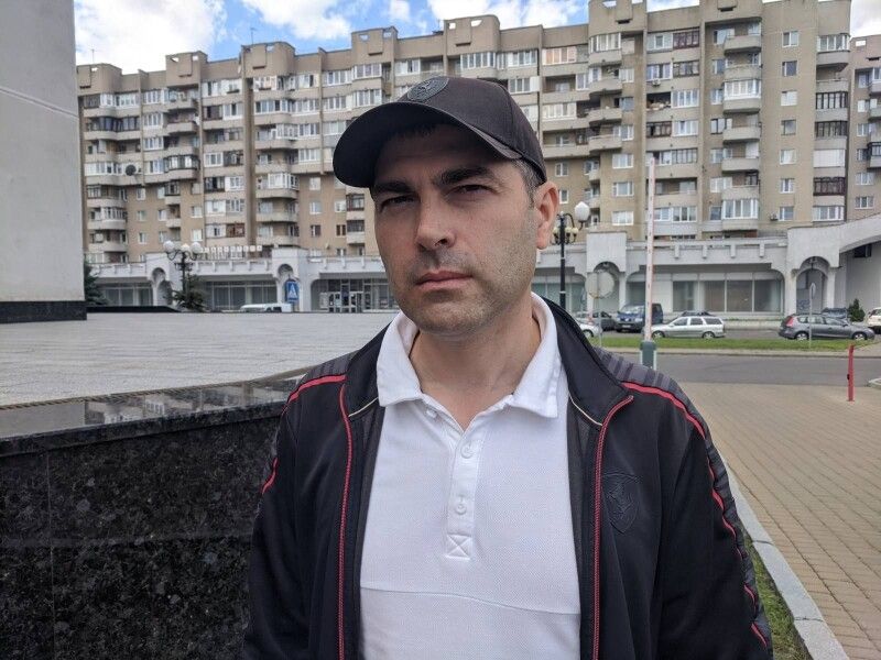 Ініціатор акції в Луцьку Григорій Недолуга.