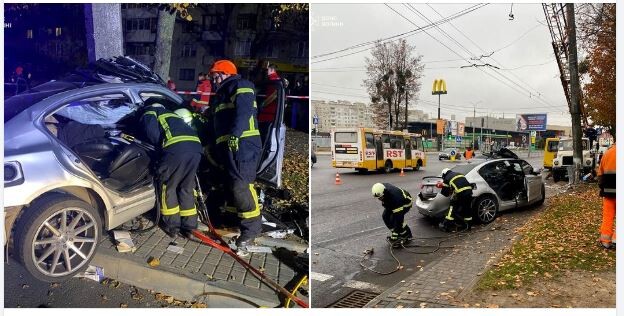 Внаслідок автопригоди загинув водій і пасажирка. Фото – ДСНС Волині.