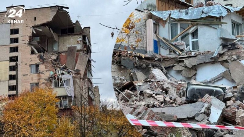 На місці вибуху. Фотоколаж: 24tv.ua.