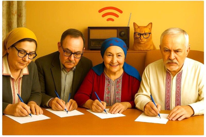 Диктант національної єдності у Великій Груші писали під радіо на батарейках, бо світла не було…