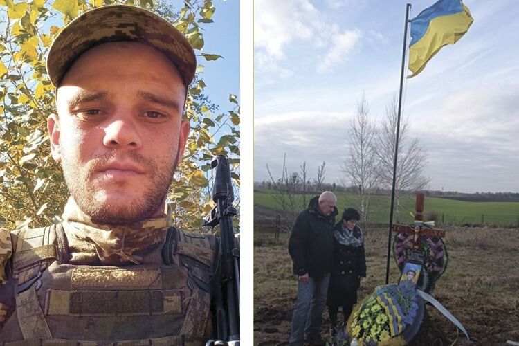 Жовто-блакитний прапор на могилі 29-річного  Якима Киричука – символ шани бійцеві, котрий віддав життя за Україну.
