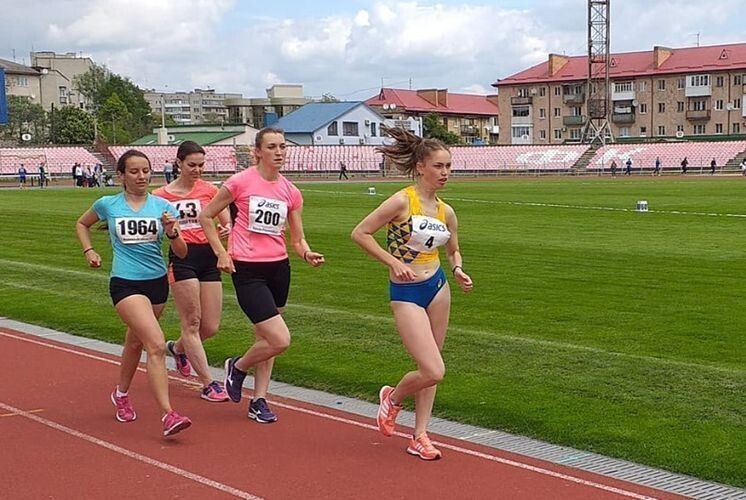 На дистанції 800 м приймала участь дворазова чемпіонка Європи Прищепа Наталія (м.Рівне).