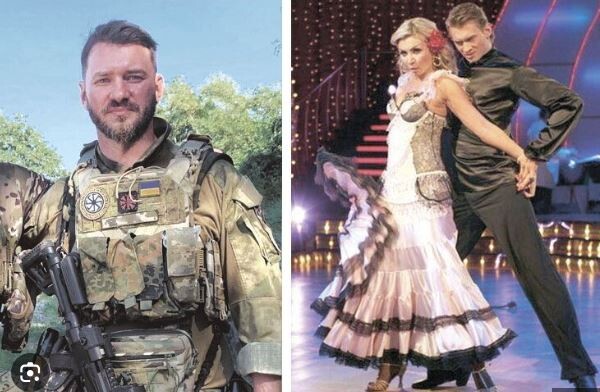 «Я танцюю душею, а моя душа зараз не хоче танцювати», – каже Дмитро Дікусар.  Як бачимо, військова форма хореографу дуже пасує, xоч і в танці з Іриною Білик у них зав’язалося кохання.