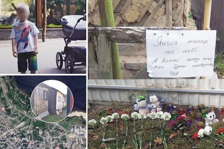 Місцеві жителі несуть квіти та іграшки до будинку підозрюваних, де дитина зазнала жахливих травм,  що призвели до смерті…