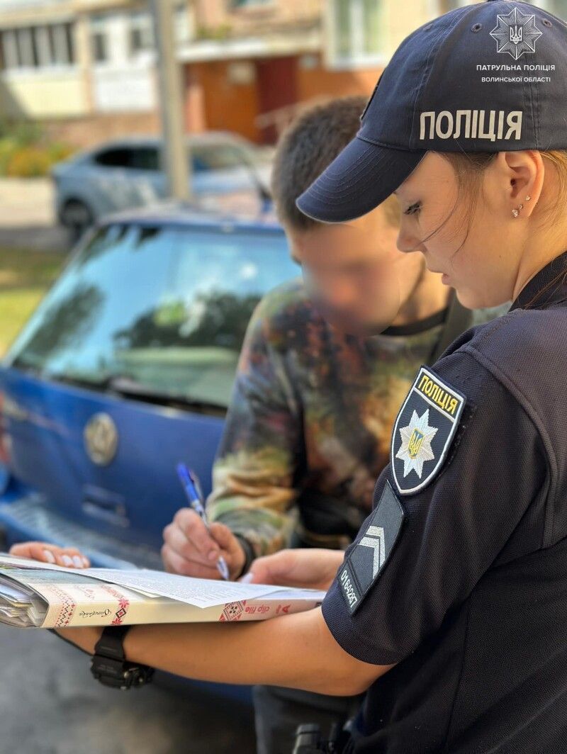 Фото: Патрульна поліція Волині.
