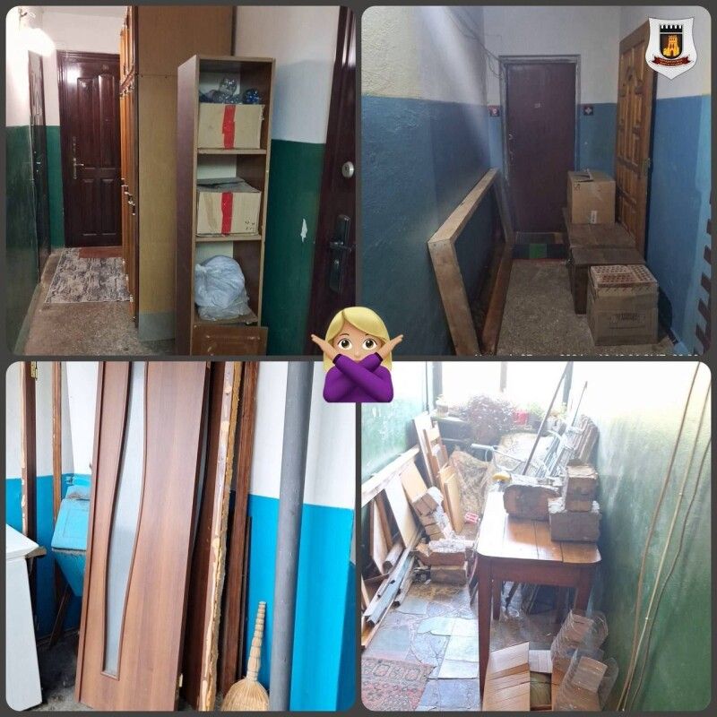 Захаращені під’їзди та балкони — небезпека під час пожежі.