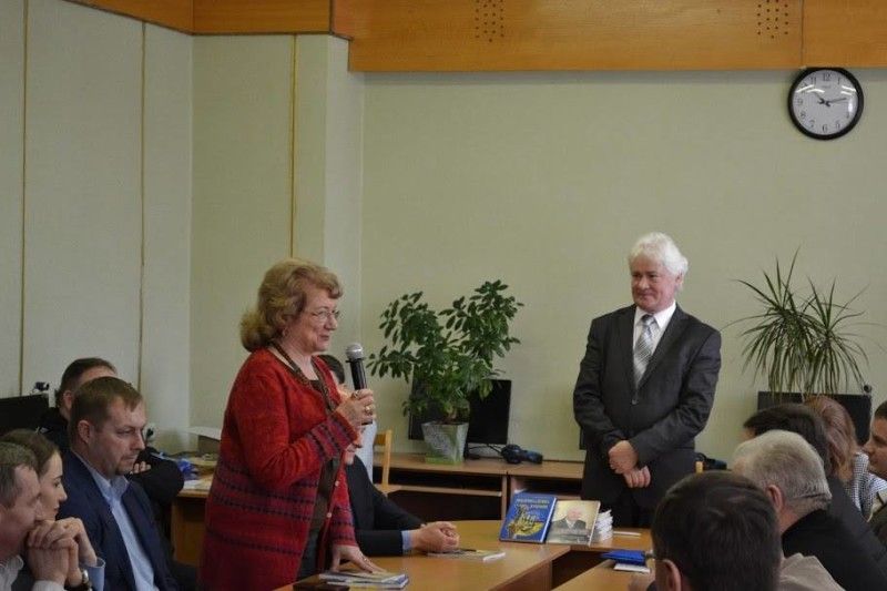 Під час презентації книги.