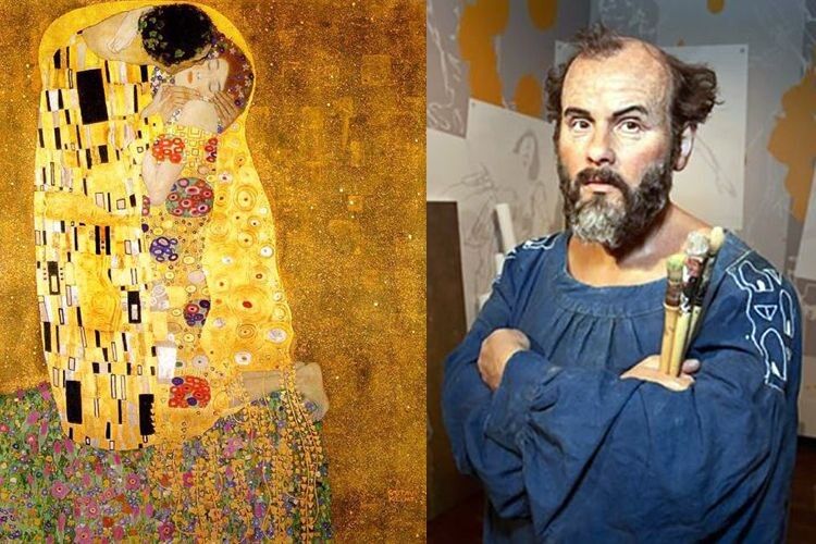 Густав Клімт був великим підкорювачем жіночих сердець. Зараз цей «Поцілунок» знаходиться в нью-йоркській галереї «Neue Gallerie» у колекції мільярдера Рональда Лаудера.