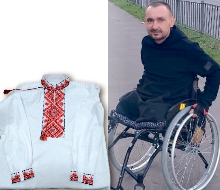 Ця вишиванка, створена серцем, стала символом вдячності для відважного воїна – Василя Косцьов’ята.