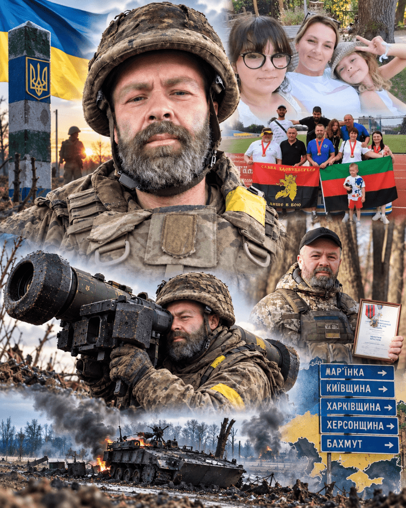 Фронт, побратими, родина і спорт – таким сьогодні є життя Владислава В’юника.