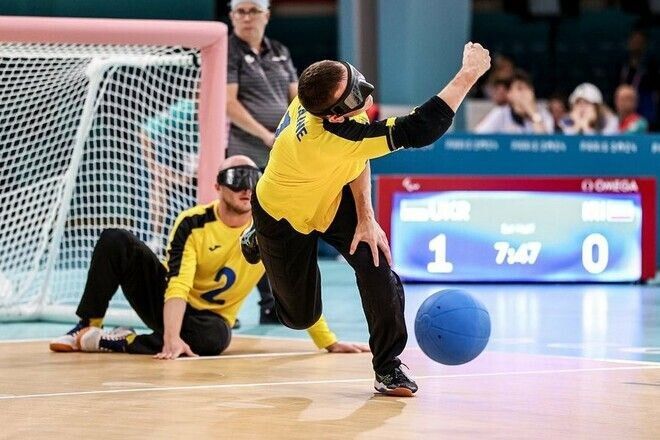 Україна атакує! Фото – IBSA Goalball.