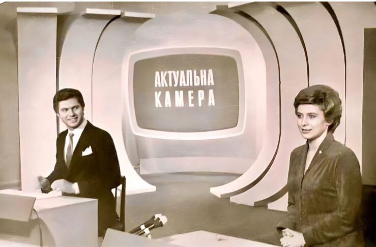 Ведучі програми «Актуальна камера» Олександр Сафонов  і Тетяна Цимбал, яку він ніжно називав «Цибалка».