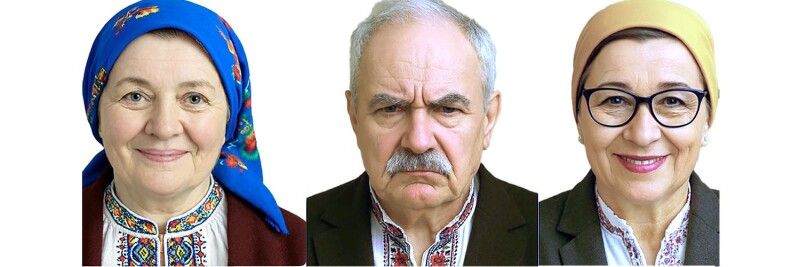 На прохання наших читачів вказуємо вік головних героїв нашого газетного серіалу: баба Параска (1964 р.н.), дід Омелян (1960 р.н.), баба Палажка 1964 р.н.). Вік, коли ще можна ого-го які подвиги вернути! Ілюстрація: copilot.microsoft.com.