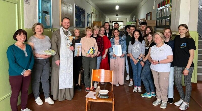 Благодійників підтримує отець Матвій з Пантелеймонівської громади Люблинця.