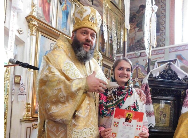 Благословенну Грамоту отримала регент хору Марія Парадуха.