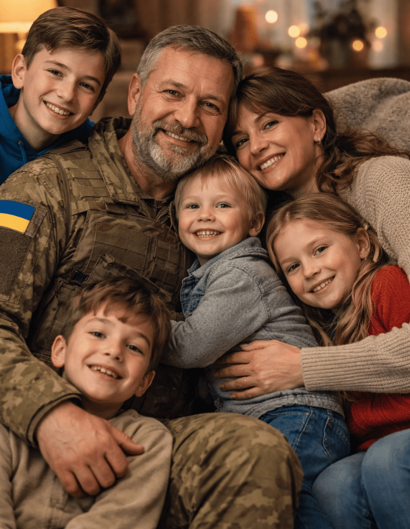 Питання «Ти ж багатодітний батько? Міг би бути вдома» в їхній родині ніколи не звучало. Бо вони обоє добре пам’ятали той лютий.